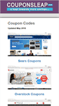 Mobile Screenshot of couponsleap.com